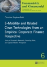 Image for E-Mobility and Related Clean Technologies from an Empirical Corporate Finance Perspective