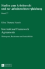 Image for International Framework Agreements : Hintergrund, Rechtsnatur und Justiziabilitaet