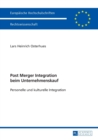 Image for Post Merger Integration beim Unternehmenskauf : Personelle und kulturelle Integration