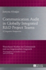 Image for Communication Audit in Globally Integrated R«U38»D Project Teams