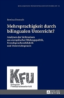 Image for Mehrsprachigkeit durch bilingualen Unterricht?