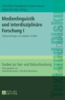 Image for Medienlinguistik und interdisziplinaere Forschung I
