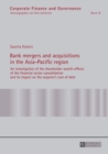 Image for Bank mergers and acquisitions in the Asia-Pacific region