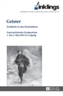 Image for inklings – Jahrbuch fuer Literatur und Aesthetik : Geister – Einblicke in das Unsichtbare. Internationales Symposium 1. bis 3. Mai 2015 in Leipzig
