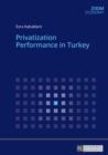 Image for Privatization Performance in Turkey