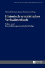 Image for Historisch syntaktisches Verbwoerterbuch
