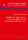 Image for Regulation of cloud services under US and EU antitrust, competition and privacy laws