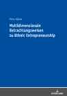 Image for Multidimensionale Betrachtungsweisen zu Ethnic Entrepreneurship
