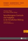 Image for Sprachbezogene Curricula und Aufgaben in der beruflichen Bildung: Aktuelle Konzepte und Forschungsergebnisse