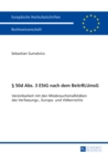 Image for 50d Abs. 3 nach dem BeitrRLUmsG: Vereinbarkeit mit den Missbrauchsmassstaeben des Verfassungs-, Europa- und Voelkerrechts