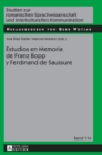 Image for Estudios en Memoria de Franz Bopp y Ferdinand de Saussure