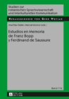 Image for Estudios en memoria de Franz Bopp y Ferdinand de Saussure : vol. 114