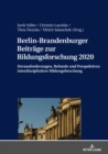 Image for Berlin-Brandenburger Beitraege zur Bildungsforschung 2020: Herausforderungen, Befunde und Perspektiven interdisziplinaerer Bildungsforschung