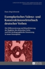 Image for Exemplarisches Valenz- und Konstruktionswoerterbuch deutscher Verben