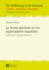 Image for La forma epistolar en los espectadores espanoles: Caracteristicas y tipologia de las cartas : 10