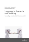 Image for Language in Research and Teaching: Proceedings from the CALS Conference 2016