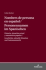 Image for Personennamen im Spanischen / Nombres de persona en espa?ol