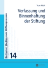 Image for Verfassung und Binnenhaftung der Stiftung
