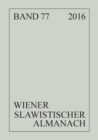 Image for Wiener Slawistischer Almanach Band 77/2016