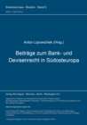 Image for Beitraege zum Bank- und Devisenrecht in Suedosteuropa
