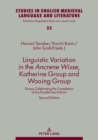 Image for Linguistic Variation in the Ancrene Wisse, Katherine Group and Wooing Group : Essays Celebrating the Completion of the Parallel Text Edition