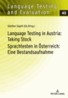 Image for Language Testing in Austria: Taking Stock/Sprachtesten in Oesterreich: Eine Bestandsaufnahme