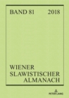 Image for Wiener Slawistischer Almanach Band 81/2018