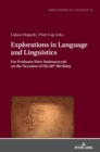 Image for Explorations in Language and Linguistics