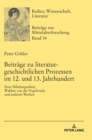 Image for Beitraege zu literaturgeschichtlichen Prozessen im 12. und 13. Jahrhundert