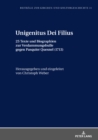 Image for Unigenitus Dei Filius