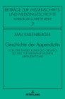 Image for Geschichte der Appendizitis