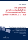 Image for Die gesetzliche Verfahrensstandschaft im Kindesunterhaltsverfahren gemaess § 1629 Abs. 3 S. 1 BGB