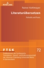 Image for Literaturuebersetzen