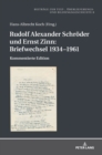 Image for Rudolf Alexander Schroeder und Ernst Zinn : Briefwechsel 1934-1961: Kommentierte Edition