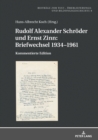 Image for Rudolf Alexander Schroeder und Ernst Zinn: Briefwechsel 1934-1961: Kommentierte Edition