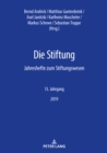 Image for Die Stiftung: Jahreshefte zum Stiftungswesen - 13. Jahrgang, 2019