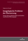 Image for Imagologische Probleme Der Uebersetzung : Thomas Manns Politische Reden Und Schriften in Polnischen Uebertragungen
