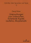 Image for Untersuchungen Zum Urslavischen: Einleitende Kapitel, Lautlehre, Morphematik