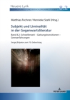 Image for Subjekt und Liminalitaet in der Gegenwartsliteratur