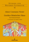 Image for Goethes Roemisches Haus: Ein Freimaurertempel. 2., Ueberarbeitete Und Ergaenzte Auflage