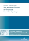 Image for Das moderne Theater in Oesterreich : Trends - Ideen - Fragestellungen