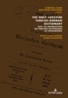 Image for Almanca Tuhfe/Deutsches Geschenk (1916): The Only Versified Turkish-German Dictionary: With an Introduction on Versified Dictionaries as Coursebooks
