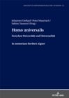 Image for Homo universalis: Zwischen Universitaet und Universalitaet. In memoriam Heribert Aigner