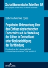 Image for Empirische Untersuchung ueber den Einfluss des technischen Fortschritts auf die Verteilung der Loehne in Deutschland unter Beruecksichtigung der Tarifbindung