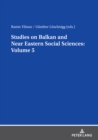 Image for Studies on Balkan and Near Eastern Social Sciences: Volume 5