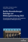 Image for Berlin-Brandenburger Beitraege zur Bildungsforschung 2022