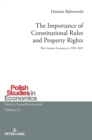 Image for The importance of constitutional rules and property rights  : the German economy in 1990-2015