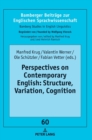 Image for Perspectives on contemporary English  : structure, variation, cognition