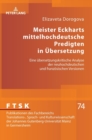 Image for Meister Eckharts mittelhochdeutsche Predigten in Uebersetzung
