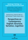 Image for Perspectives on contemporary English: structure, variation, cognition